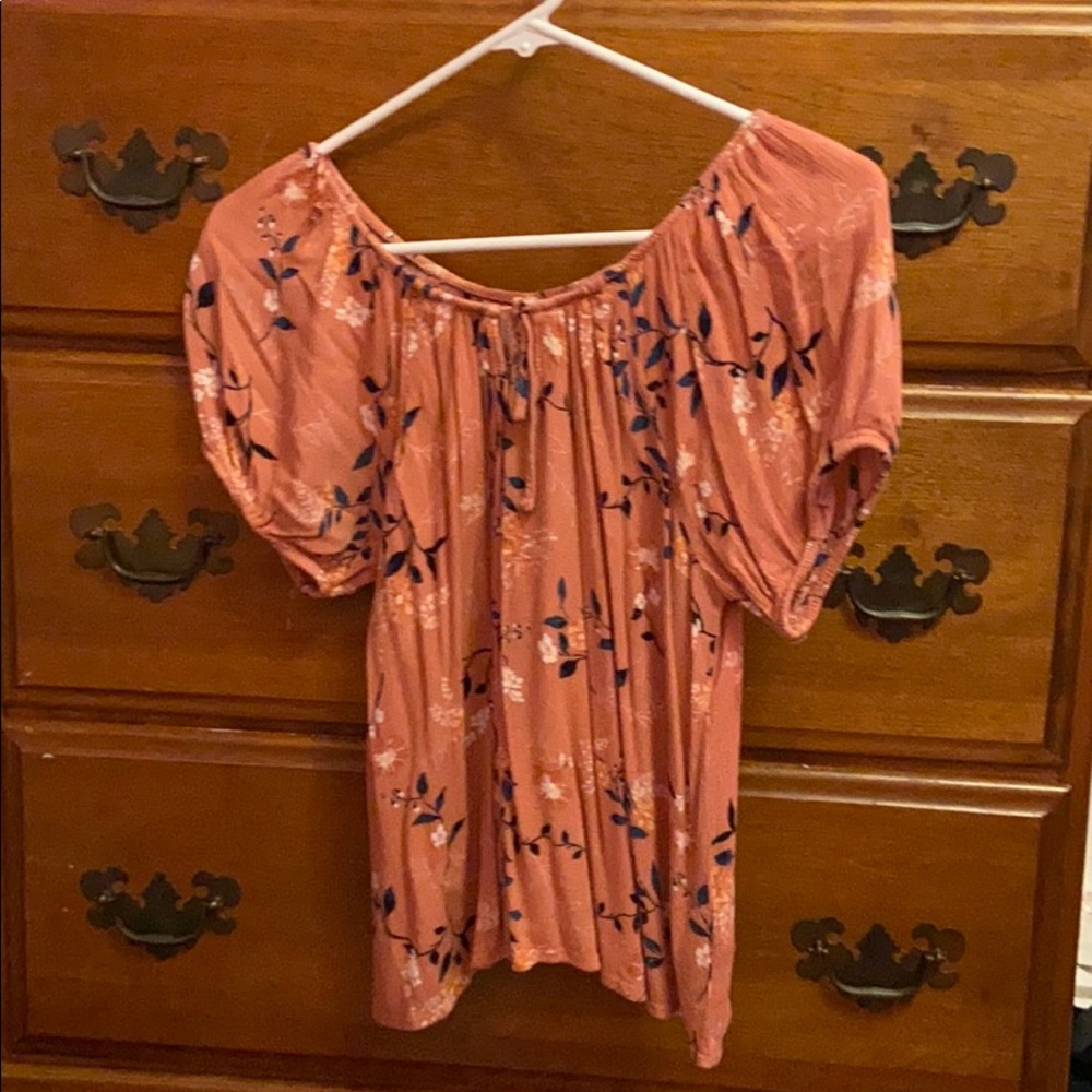 a flower blouse